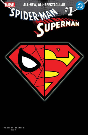 MARVEL/DC: SPIDER-MAN/SUPERMAN #1 LOGO MASHUP VARIANT