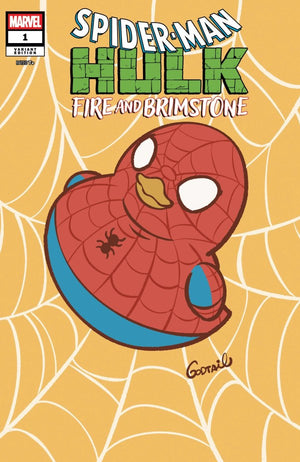 SPIDER-MAN/HULK: FIRE AND BRIMSTONE #1 GODTAIL MARVEL DUCK VARIANT