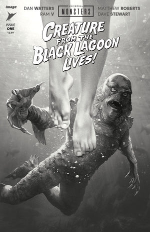 UNIVERSAL MONSTERS THE CREATURE FROM THE BLACK LAGOON LIVES #1 (OF 4) CVR D INC 1:25 JOSHUA MIDDLETON VAR