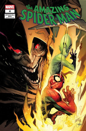 AMAZING SPIDER-MAN #4 (2025) PEPE LARRAZ IMPOSSIBLE MAN POP-UP VARIANT