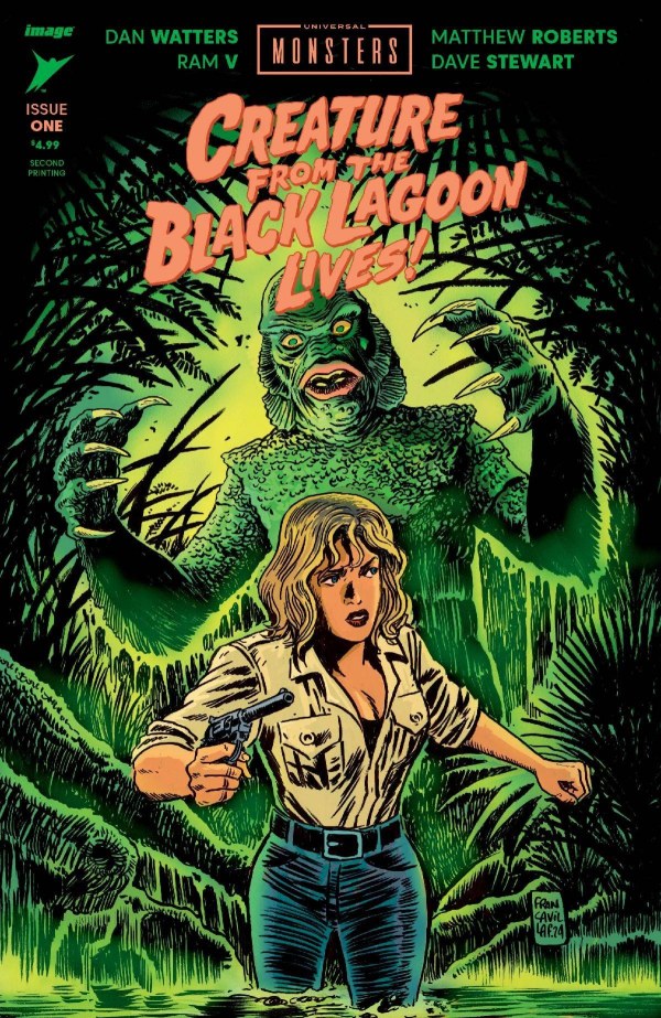 UNIVERSAL MONSTERS: CREATURE FROM THE BLACK LAGOON LIVES #1 Second Printing