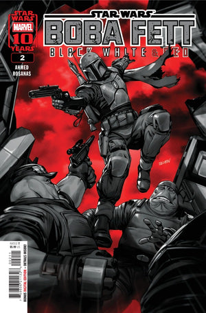 STAR WARS: BOBA FETT - BLACK  WHITE & RED #2