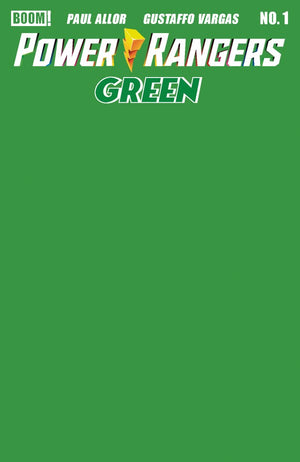 Power Rangers Green #1 E Green Blank Sketch Variant
