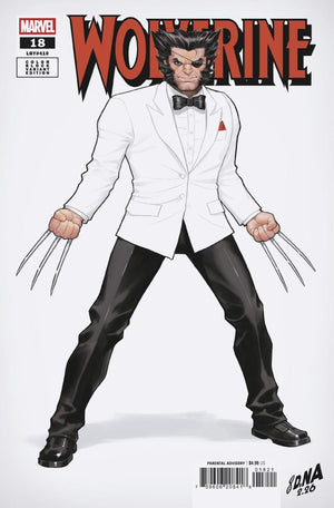 WOLVERINE #18 (2026) DAVID NAKAYAMA COLOR BLOCK WHITE VARIANT