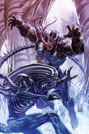 ALIENS VS. AVENGERS #1 MARK BROOKS VIRGIN VARIANT