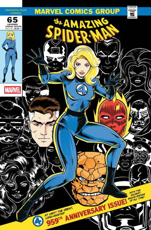AMAZING SPIDER-MAN #65 LUCIANO VECCHIO FANTASTIC FOUR HOMAGE VARIANT