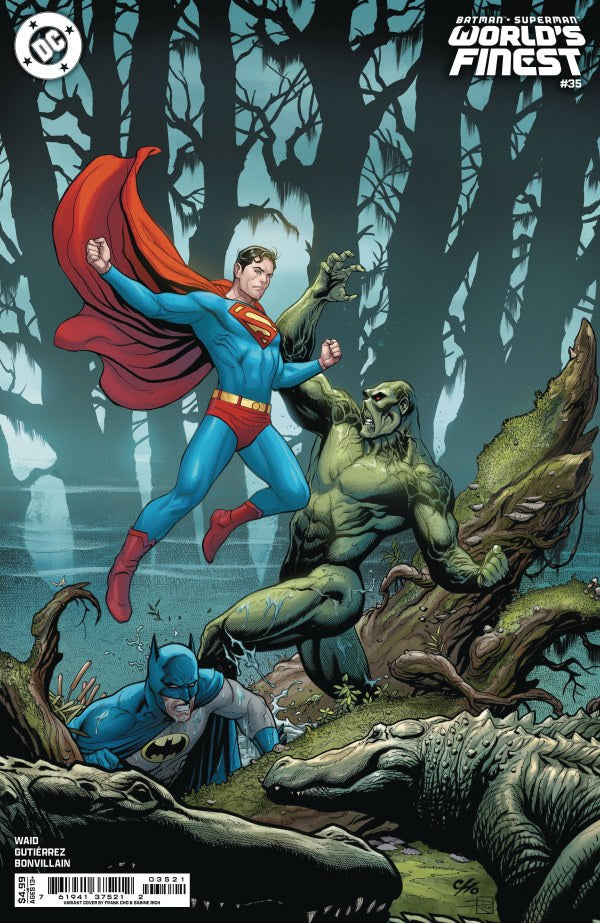 BATMAN SUPERMAN WORLDS FINEST #35 CVR B FRANK CHO CARD STOCK VAR