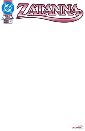 ZATANNA #1 (2025) (OF 6) CVR E BLANK CARD STOCK VAR