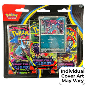 POKEMON MEGA EVOLUTION PHANTASMAL FLAMES (3-PACK BLISTER)