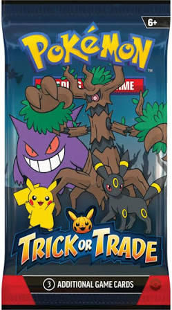 Pokemon TRICK OR TREAT Booster Bundle (One Pack of 3 Cards)