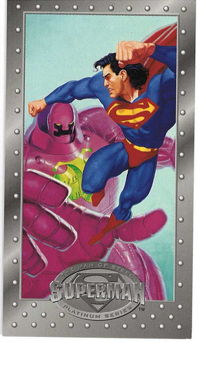 Superman : Man of Steel Platinum Series (Speeding Bullet) SC1 Skybox Promo Card