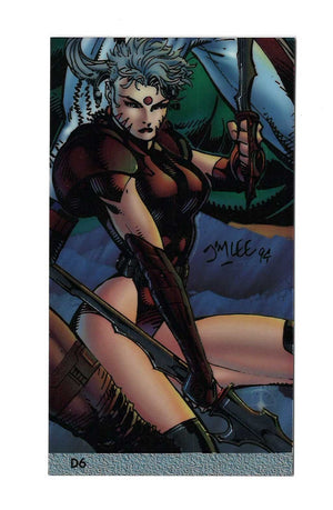 Wildstorm Wildcats Widevision Double-Sided D6 Puzzle Piece Card