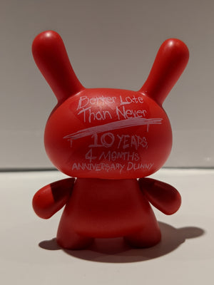 DUNNY: 10 Year 4 Months Anniversary Red
