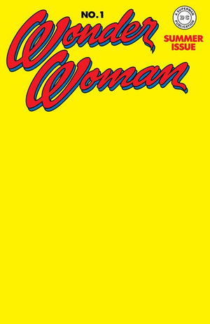 WONDER WOMAN #1 (1942) FACSIMILE EDITION CVR C BLANK CARD STOCK VAR