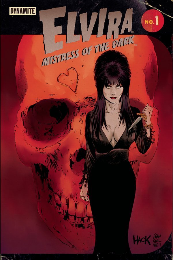 Elvira: Mistress of the Dark #1 Cover E (Francavilla / Hack) 2018 Dynamite Series