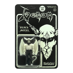VENOM BLACK METAL V2 GLOW IN THE DARK REACTION FIGURE (NET)