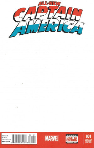 All-New Captain America #1  (Sam Wilson / Falcon-Cap) Blank Cover