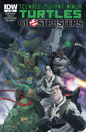 Teenage Mutant Ninja Turtles / Ghostbusters #1 (Main Cover)