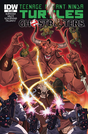 Teenage Mutant Ninja Turtles / Ghostbusters #4 (Main Cover)