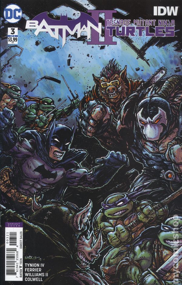 Batman Teenage Mutant Ninja Turtles #2 (2nd Printing)