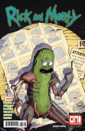 Rick and Morty #37 (Pickle Rick / X-men Homage Variant)