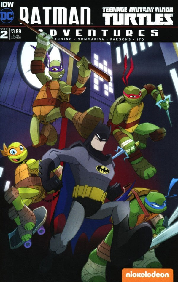 Batman / Teenage Mutant Ninja Turtles Adventures #2 Sub Cover B