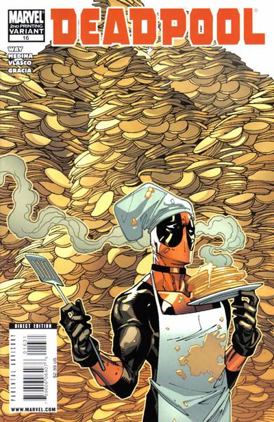 Deadpool #16 (2008 2nd Series) 2nd Printing Pancake Variant