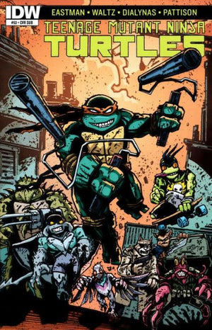 Teenage Mutant Ninja Turtles #53 Sub Cover (IDW Series)