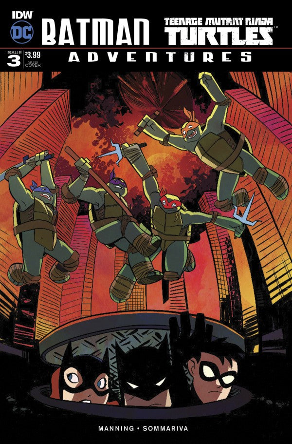 Batman / Teenage Mutant Ninja Turtles Adventures #3 Sub Cover
