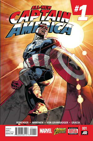 All-New Captain America #1  (Sam Wilson / Falcon-Cap) Main Cover