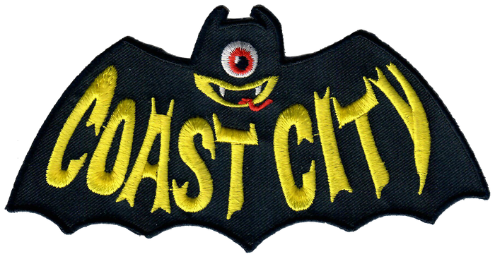 Patch (Embroidered): Coast City Bat