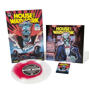 HOUSE OF WAXWORK #2 Comic and 7" Waxwork Records (Nowhere Wolf Blood Pool Vinyl)