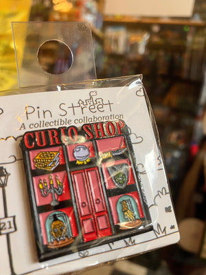 Enamel Pin: Curiosities Shop