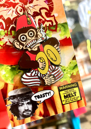 Enamel Pin: Weed Chimp