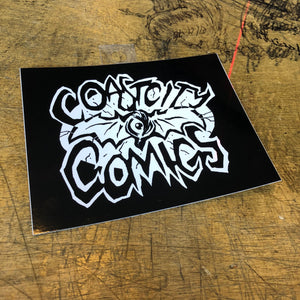 Sticker (Vinyl): Coast City Comics Devilock Eyeball (5.5" X 4.5")