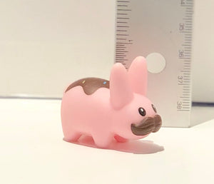 Pink w/ Sprinkles :  1.5" Personal Happiness Labbit - Kozik x Kidrobot Smorkin' Labbit Mini-Figure