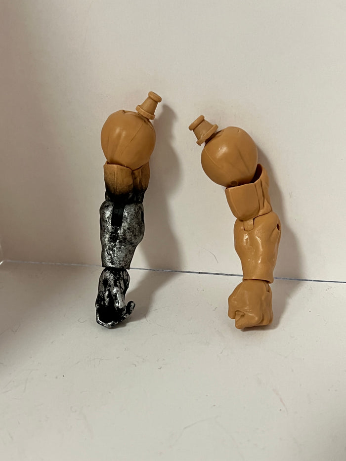 Marvel Legends Absorbing Man BAF Left and Right arms (spiderman)