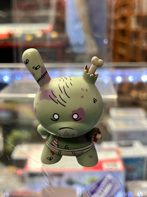 KIDROBOT 3" Dunny Huck Gee Zombie Green