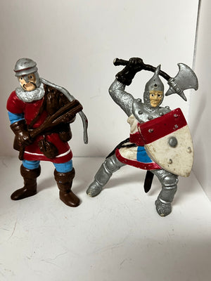 ADVANCED DUNGEONS & DRAGONS 1982 TSR HOBBIES Stalwart and Steadfast Men at Arms Figures