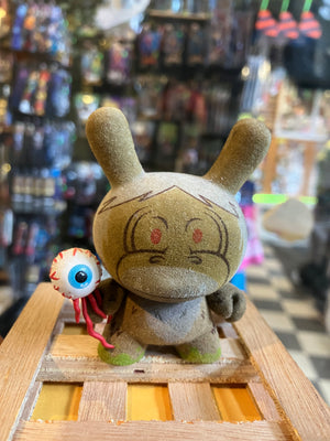 KIDROBOT 3" DUNNY SERIES 5 SKUNK APE MISHKA W/EYEBALL FLOCKED