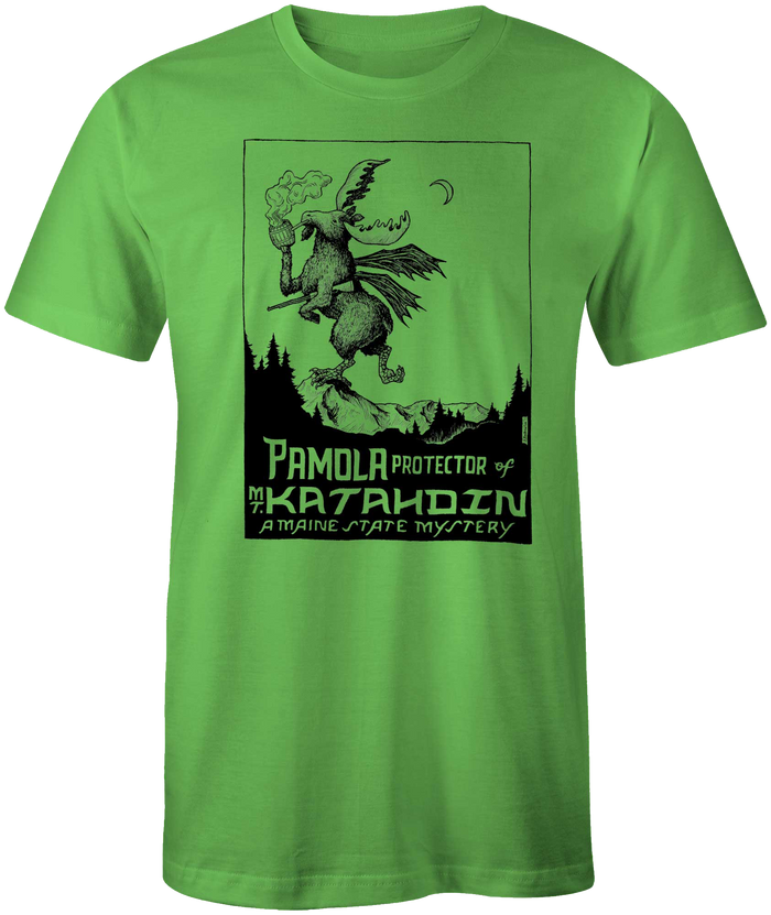 T-Shirt: Pamola - Cryptid Maine Mystery Horror-Moose! Shirt (Unisex)
