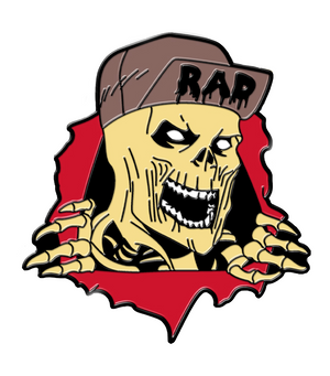Enamel Pin: The RAD RIPPER! - Rad Wraith Comic Ripper Tribute