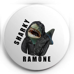 Sharky Ramone 1.25" Pin