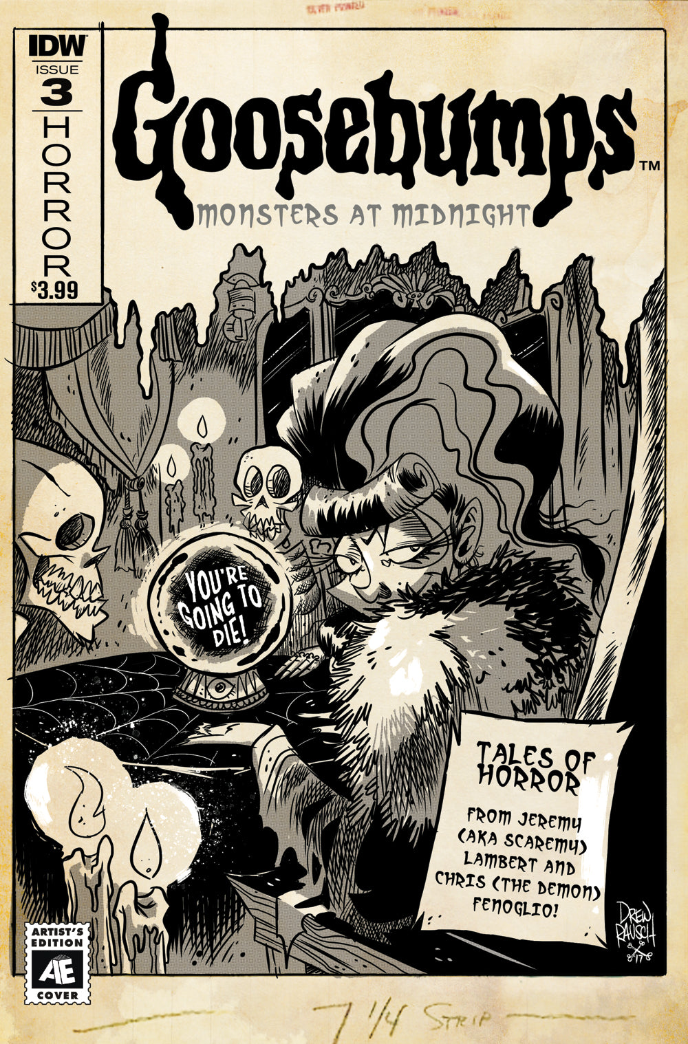 all the monsters in goosebumps GOOSEBUMPS : MONSTERS AT MIDNIGHT #3 Cover B – Fun Box Monster Emporium