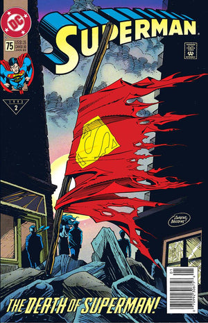 SUPERMAN #75 SPECIAL EDITION CVR A DAN JURGENS GATEFOLD COVER