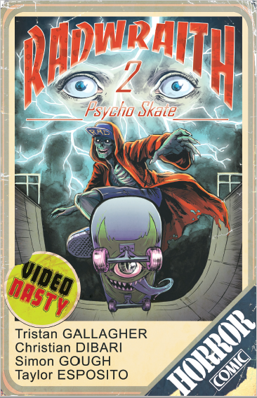 Rad Wraith #2 MAIN COVER (Fun Box Monster Comics) Kickstarter Exclusive Cover by Christian DiBari