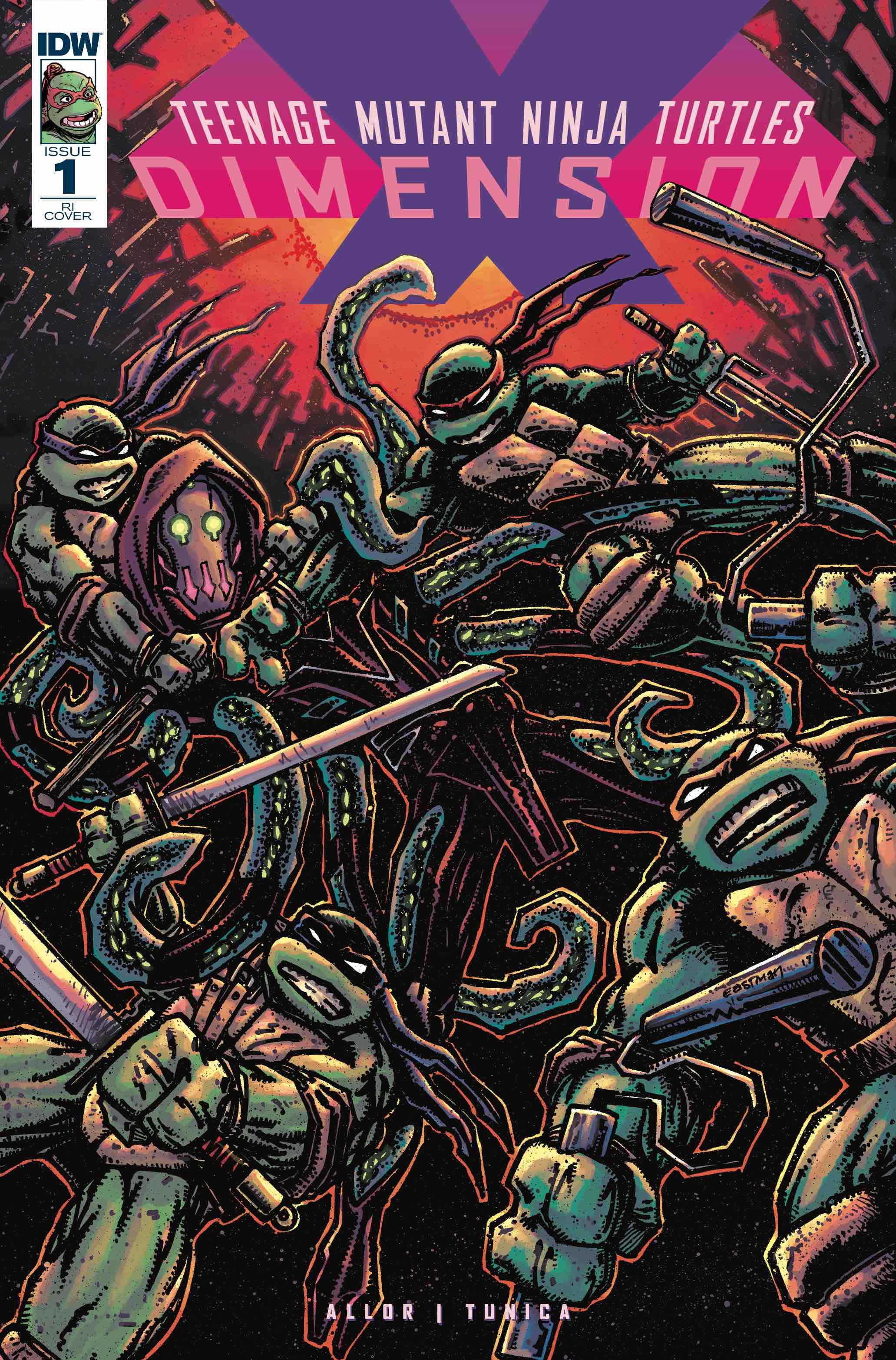 Teenage Mutant Ninja Turtles Dimension X #1 RI A (IDW Series