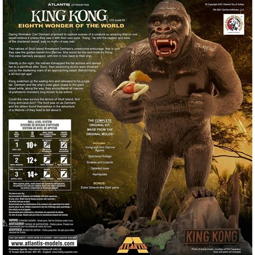 Kong: Skull Island  King Kong 12” Model Kit by Star Ace Toys