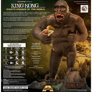 King Kong with Glow Parts 1:25 Scale Plastic Model Kit