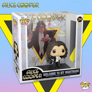 Pop Funko! Alice Cooper Welcome to My Nightmare Album Figure with Case